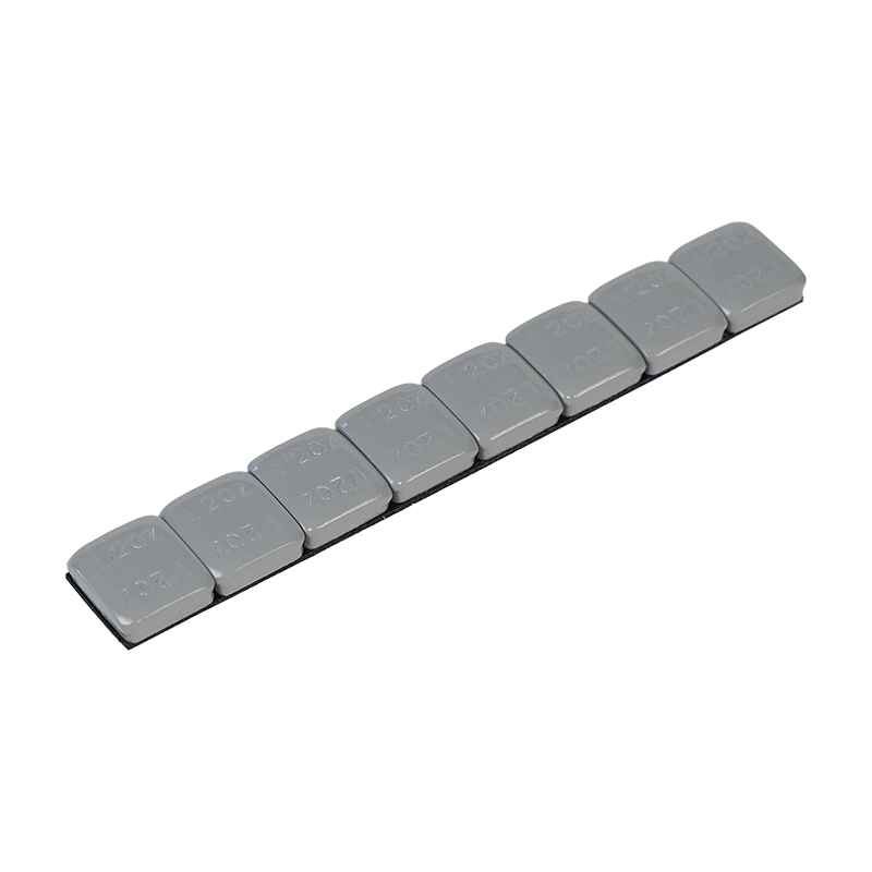 356-C Round Corner 1/2oz*8 Grey-Coated Steel Adhesive Wheel Weights