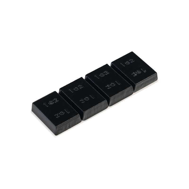 368-B 1oz*4 Black-Coated Steel Adhesive Wheel Weights