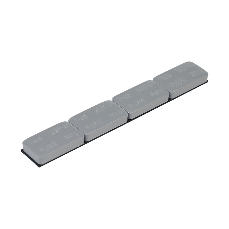 357-C 1oz*4 Round Corner Grey-Coated Steel Adhesive Wheel Weights