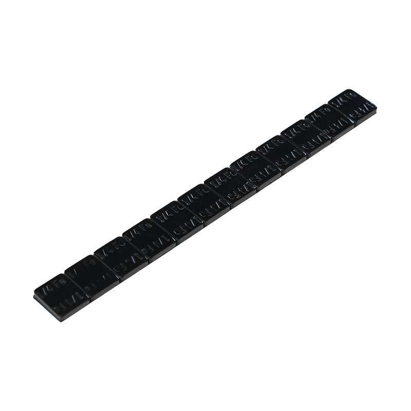 Premium 1/4oz*12 Round Corner Black-Coated Steel Adhesive Wheel Weights