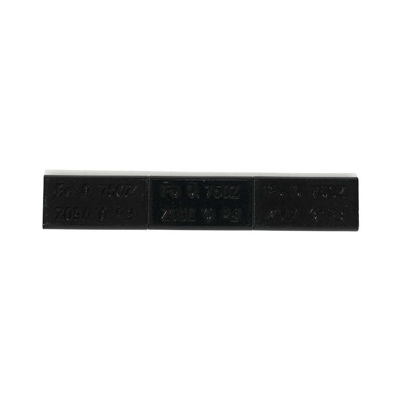 Premium Standard Right angle 0.75oz*3 Black-Coated Steel Adhesive Wheel Weights