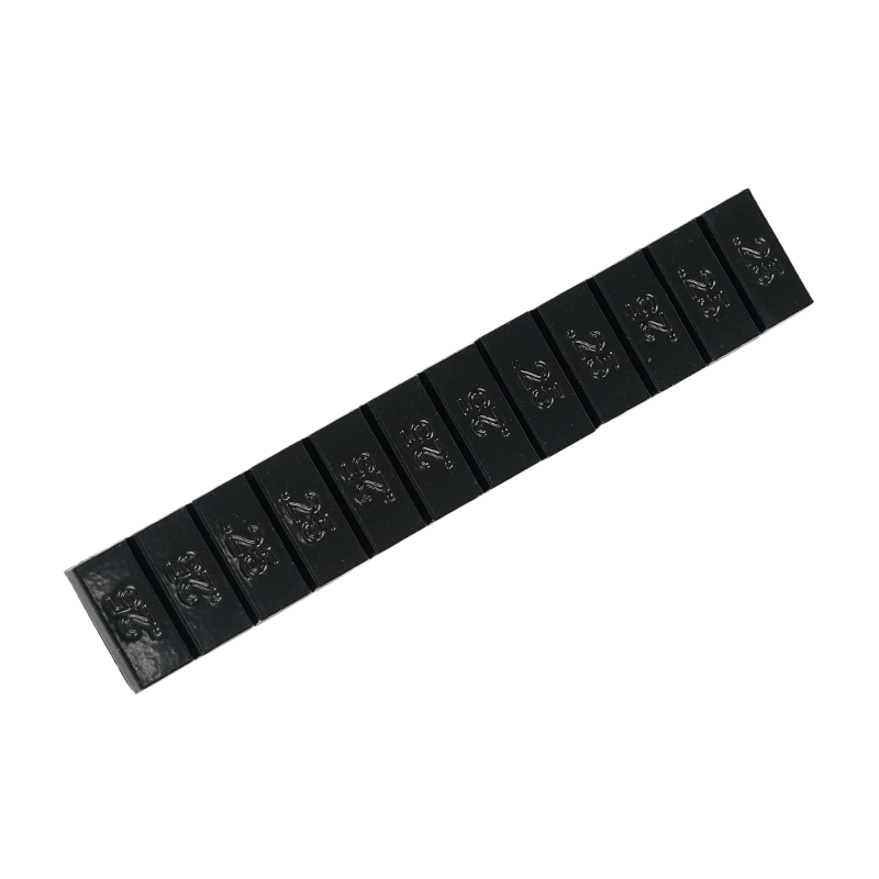 361-B Premium Trapezoidal 1/4oz*12 Black-Coated Steel Adhesive Wheel Weights