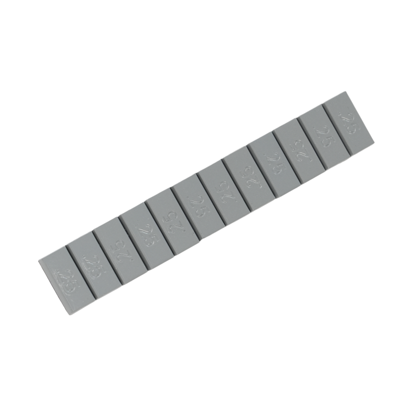 361-C Premium trapezoidal 1/4oz*12 Grey-Coated Steel Adhesive Wheel Weights