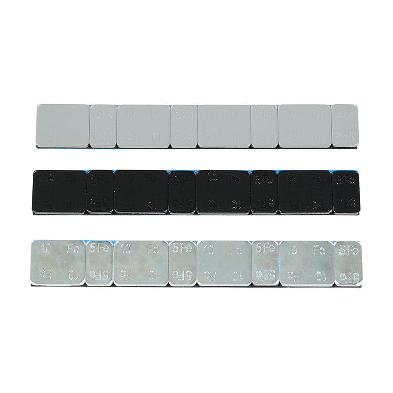 386 (5+10)g*4 Rounded Profile Steel Adhesive Wheel Weights