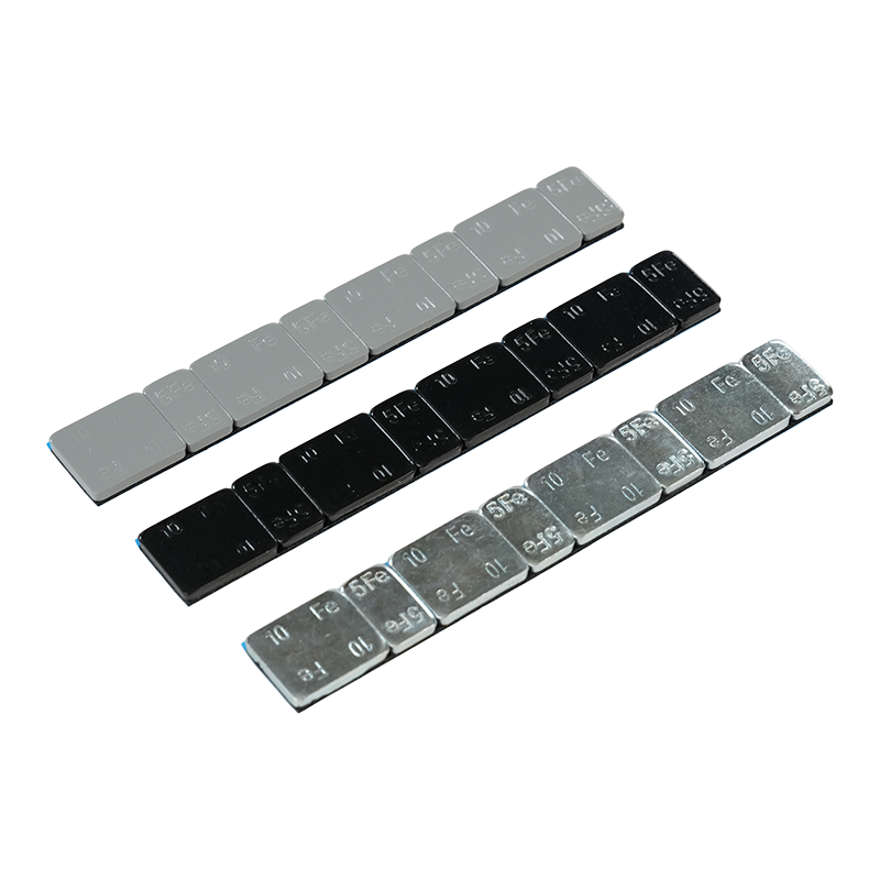 386 (5+10)g*4 Rounded Profile Steel Adhesive Wheel Weights