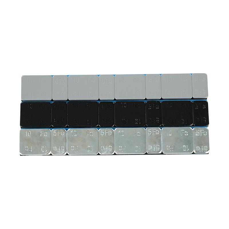 386 (5+10)g*4 Rounded Profile Steel Adhesive Wheel Weights