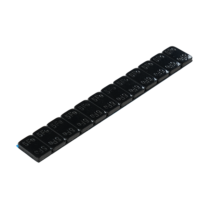 385-B Premium 5g*12 Round Corner Black-Coated Steel Adhesive Wheel Weights