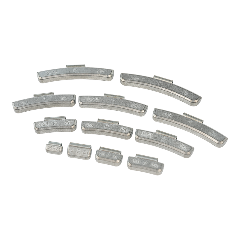 Standard P Zinc Clip-On Wheel Weights for Passenger Vehicle Ateel Wheels Standard P Zinc Clip-On Wheel Weights for Passenger Vehicle Ateel Wheels