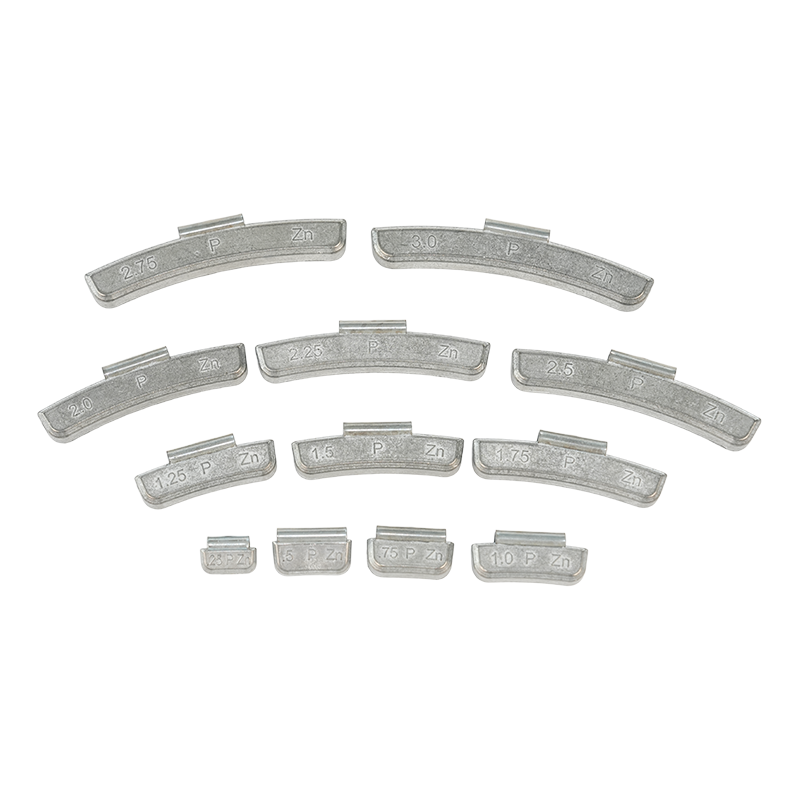 Standard P Zinc Clip-On Wheel Weights for Passenger Vehicle Ateel Wheels Standard P Zinc Clip-On Wheel Weights for Passenger Vehicle Ateel Wheels